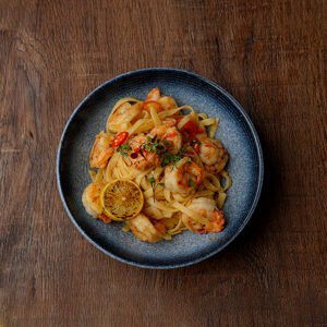 Chilli Prawn Linguini